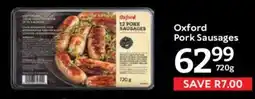 Oxford Freshmarket Oxford Pork Sausages offer