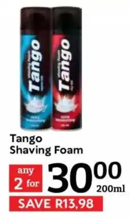 Oxford Freshmarket Tango Shaving Foam offer