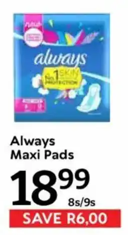 Oxford Freshmarket Always Maxi Pads offer