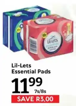 Oxford Freshmarket Lil-Lets Essential Pads offer