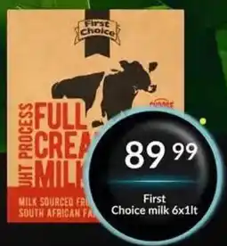Super Save First Choice Full Cream Milk offer
