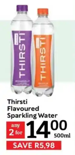 Oxford Freshmarket Thirsti Flavoured Sparkling Water offer