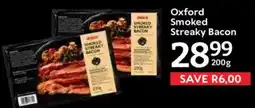 Oxford Freshmarket Oxford Smoked Streaky Bacon offer