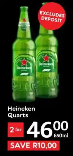 Oxford Freshmarket Heineken Quarts offer