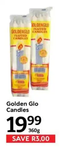 Oxford Freshmarket Golden Glo Fluted Candles offer
