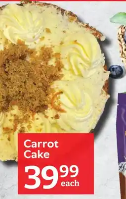 Oxford Freshmarket Carrot Cake offer