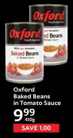 Oxford Freshmarket Oxford Baked Beans in Tomato Sauce offer