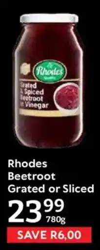 Oxford Freshmarket Rhodes Beetroot Grated or Sliced offer