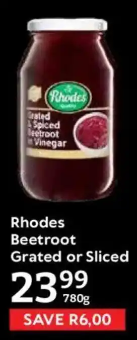 Oxford Freshmarket Rhodes Beetroot Grated or Sliced offer