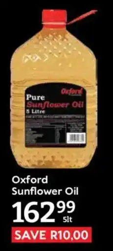 Oxford Freshmarket Oxford Sunflower Oil offer