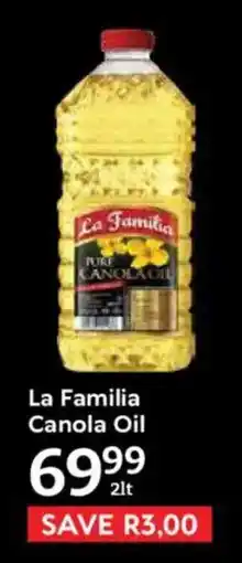 Oxford Freshmarket La Familia Canola Oil offer