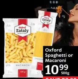 Oxford Freshmarket Oxford Eataly Spaghetti or Macaroni offer