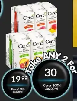 Super Save Ceres 100% Fruit Juice Blend offer