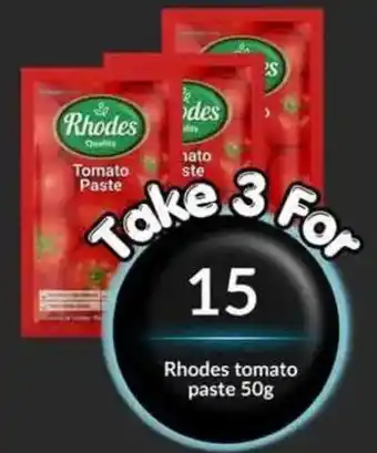 Super Save Rhodes Tomato Paste offer