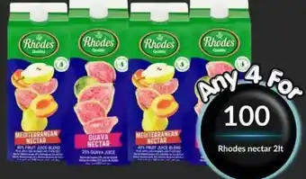 Super Save Rhodes nectar offer