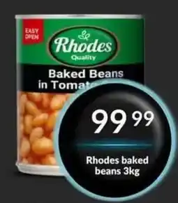 Super Save Rhodes baked beans offer