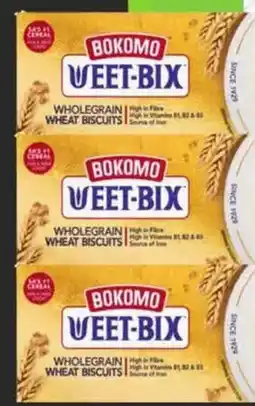 Super Save Bokomo Weet-Bix Wholegrain Wheat Biscuits offer