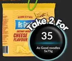 Super Save As Good Instant Noodles Cheese Flavour offer
