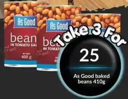 Super Save As Good baked beans offer