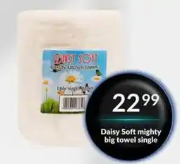 Super Save Daisy Soft mighty big towel single offer