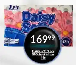 Super Save Daisy Soft 1 ply 500sheet virgin 48s offer