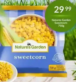 Super Save Natures Garden sweetcorn offer