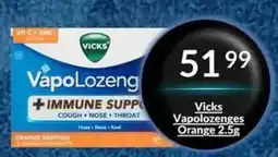 Super Save Vicks VapoLozenges Orange offer