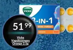 Super Save Vicks Vapolozenes Orange offer