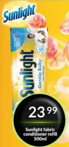Super Save Sunlight fabric conditioner refill offer