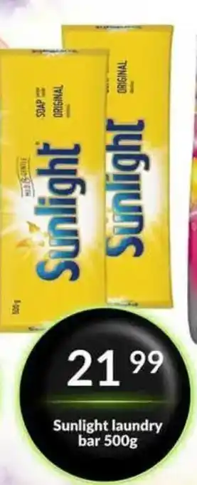 Super Save Sunlight laundry bar offer