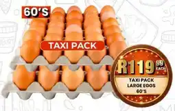 Take 'n Pay Taxi pack large eggs offer