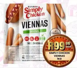 Take 'n Pay Rainbow simply chicken viennas offer