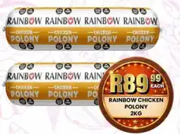 Take 'n Pay Rainbow chicken polony offer