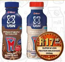 Take 'n Pay Super M USN Protein Milkshake offer