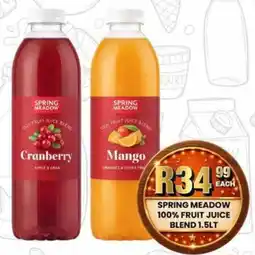 Take 'n Pay Spring meadow 100% fruit juice blend offer