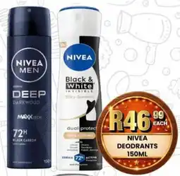 Take 'n Pay Nivea Deodorants offer