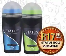 Take 'n Pay Status roll ons offer