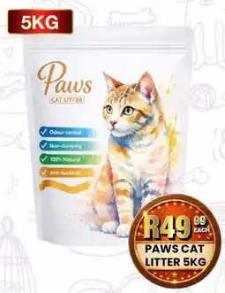 Take 'n Pay Paws cat litter offer