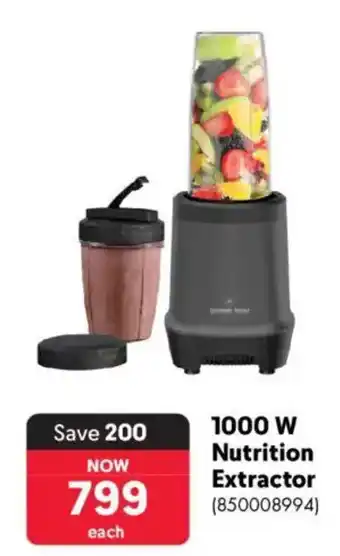 1000 W Nutrition Extractor
