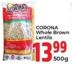 Elite Power Trade Cash & Carry CORONA Whole Brown Lentils offer