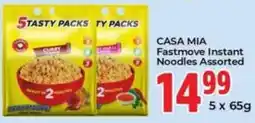 Elite Power Trade Cash & Carry CASA MIA Fastmove Instant Noodles Assorted offer