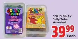 Elite Power Trade Cash & Carry JOLLY SMAK Jelly Tubs Assorted offer