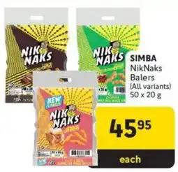 Makro SIMBA NikNaks Balers offer