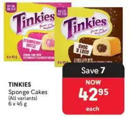 Makro TINKIES Sponge Cakes offer