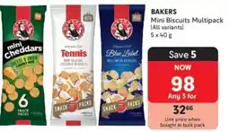 Makro BAKERS Mini Biscuits Multipack offer