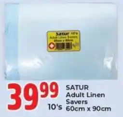 Elite Power Trade Cash & Carry SATUR Adult Linen Savers offer