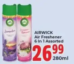 Elite Power Trade Cash & Carry AIRWICK Air Freshener 6 in 1 Assorted offer