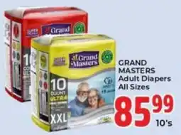 Elite Power Trade Cash & Carry Grand Masters Adult Diapers offer