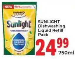Elite Power Trade Cash & Carry Sunlight Dishwashing Liquid Refill Pack offer