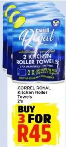 Elite Power Trade Cash & Carry Correl Royal Kitchen Roller Towels offer